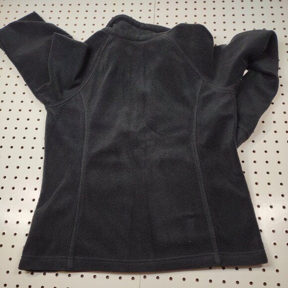 Columbia Fleece Black with Purple Zipper, Size Kids Large - Picture 7 of 7